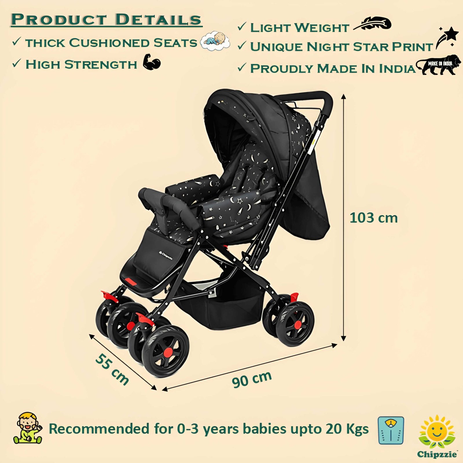 EZG+ Strollers (Standard Strollers)