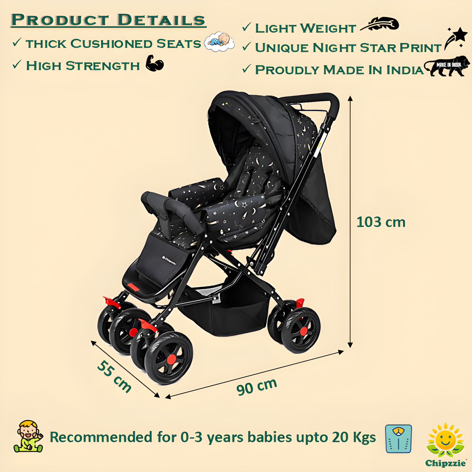 EZG+ Strollers (Standard Strollers)