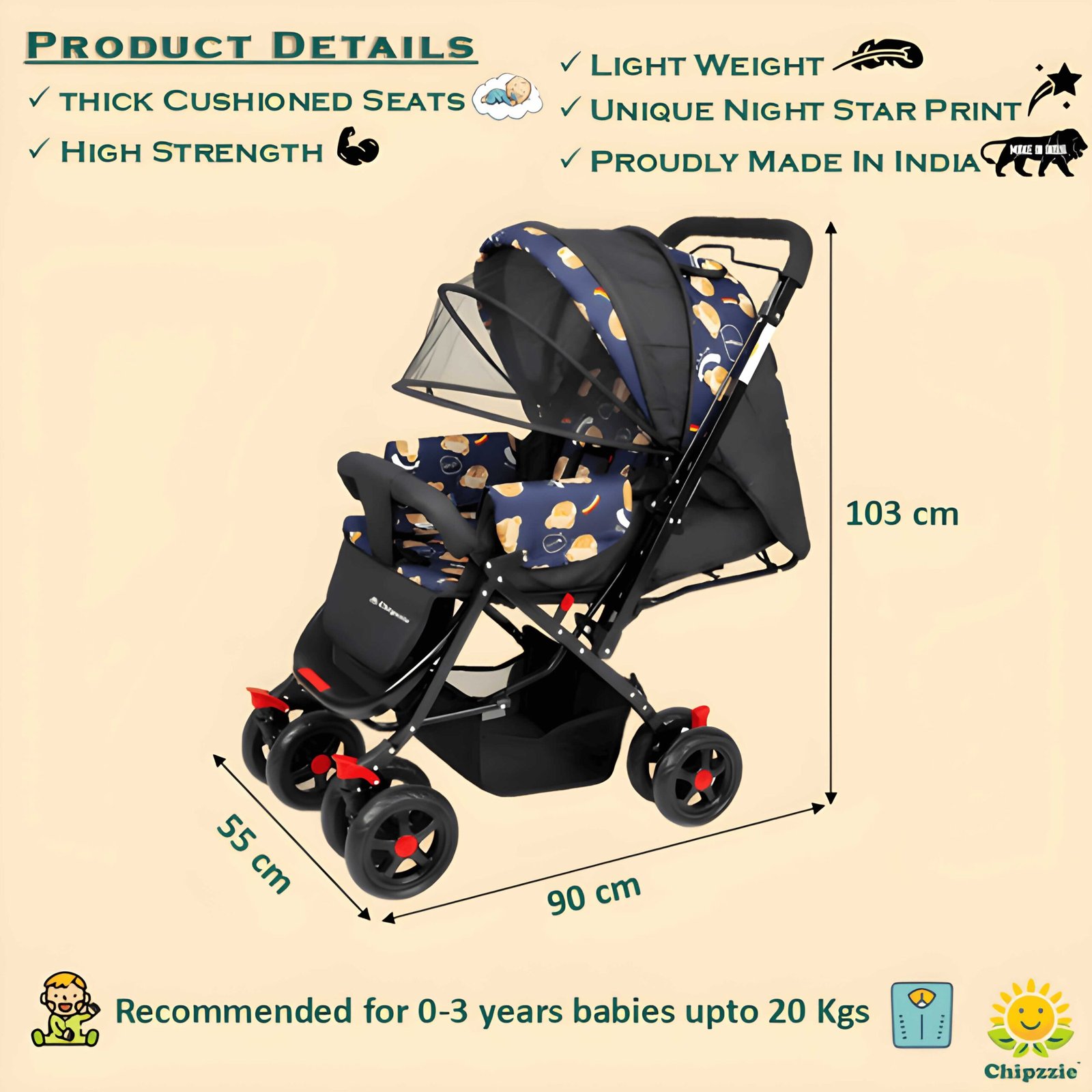 EZG+ Strollers (Standard Strollers)