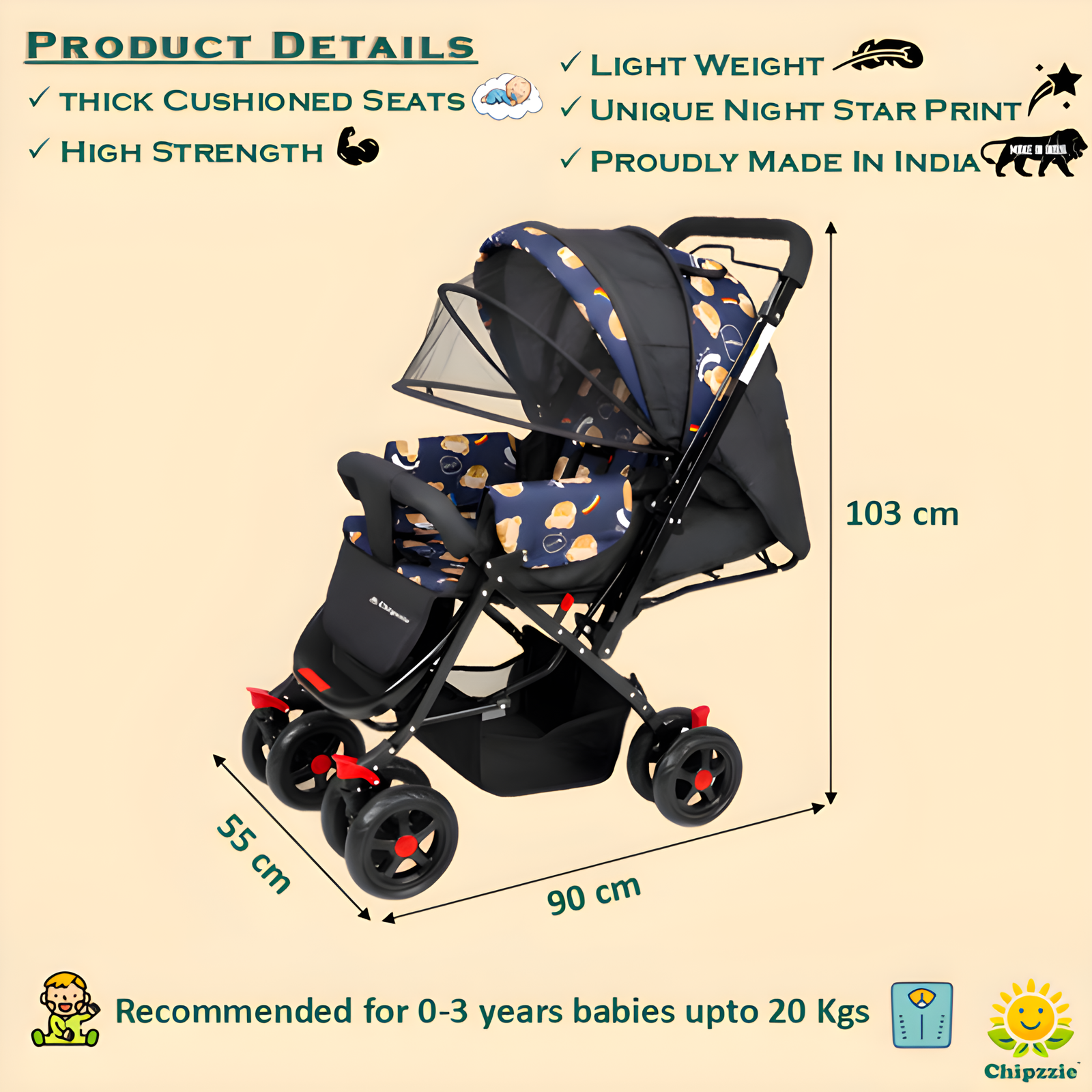 EZG+ Strollers (Standard Strollers)