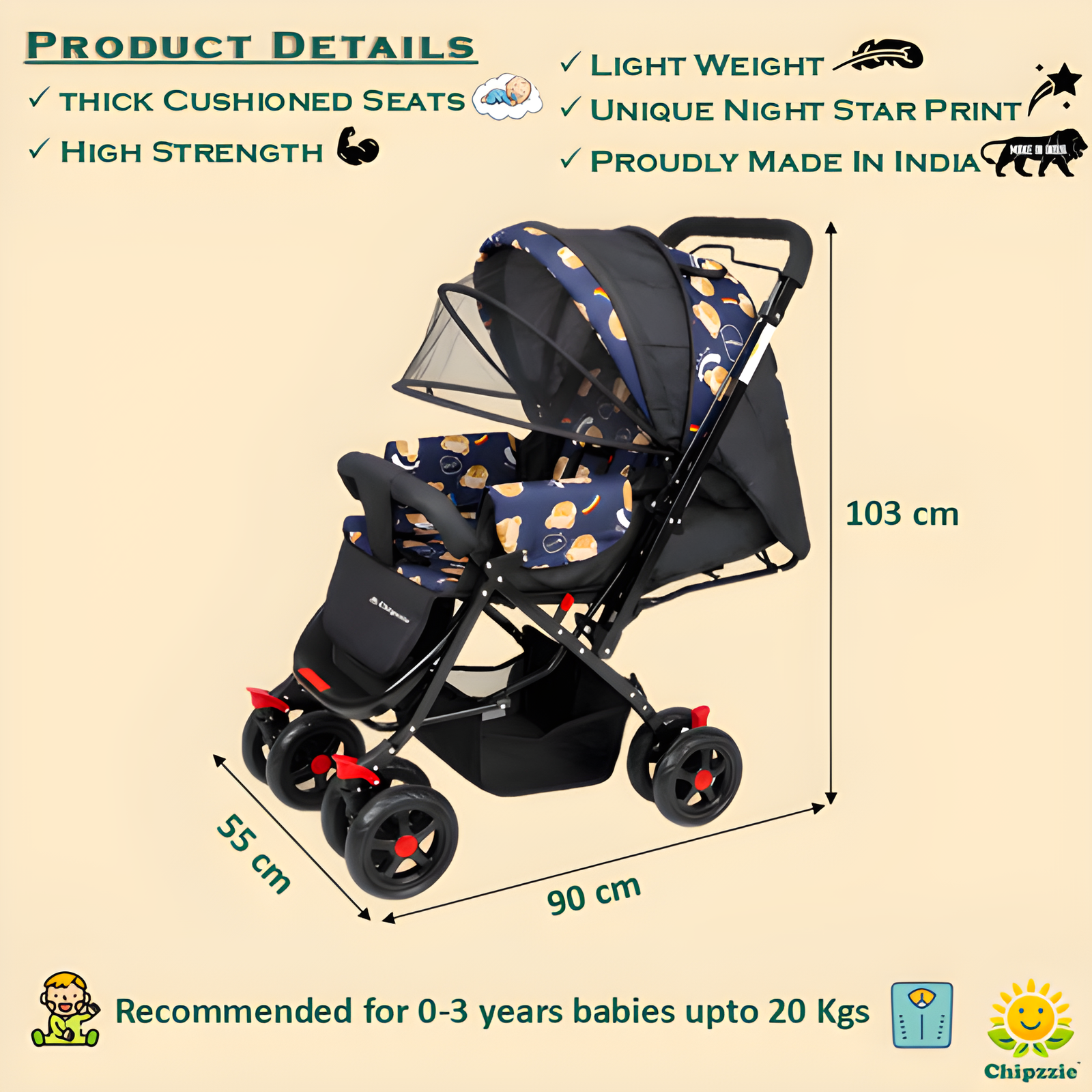EZG+ Strollers (Standard Strollers)