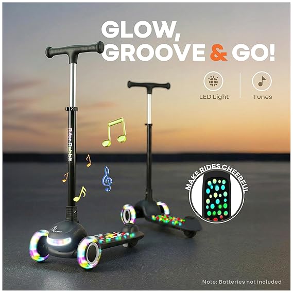 Scooters with LED Lights & Music