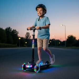Scooters with LED Lights & Music